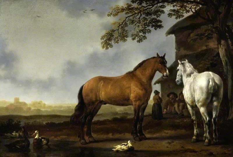Paesaggio con figure e cavalli - Fitzwilliam Museum, Cambridge